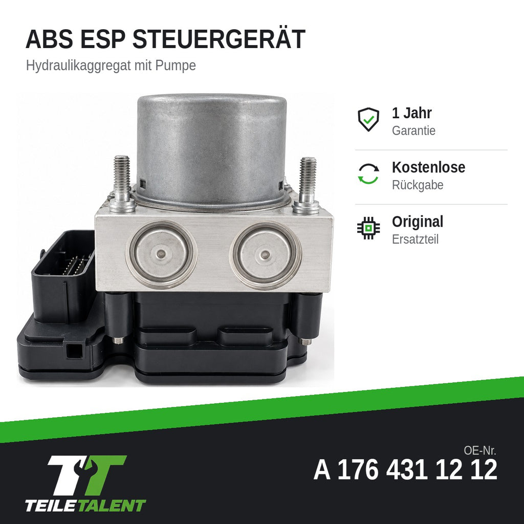 A1764311212 ABS Block Steuergerät Hydraulikblock Mercedes A W176 CLA C117