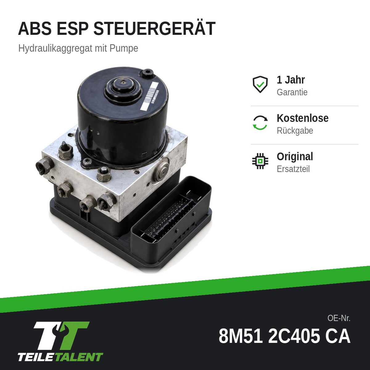 8M512C405CA ABS ESP Block Steuergerät Hydraulikblock Ford Focus C-Max