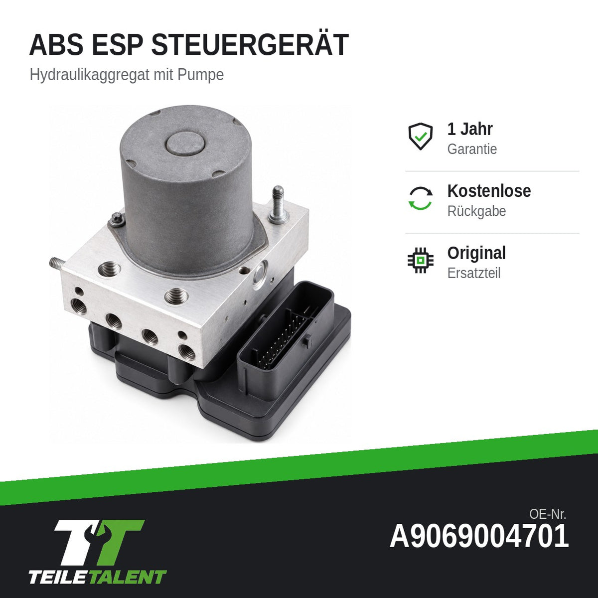 A9069004701 ABS Steuergerät Hydraulikblock Mercedes Sprinter W906 VW Crafter