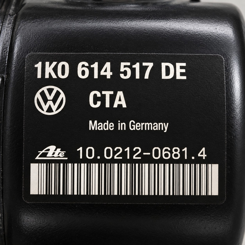 1K0614517DE ABS Block Steuergerät VW Golf 6 Seat Leon 1P 1K0907379BJ
