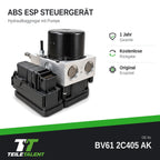 BV612C405AK ABS ESP Block Steuergerät Hydraulikblock Ford Focus 3