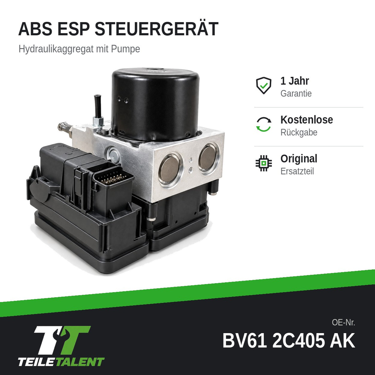 BV612C405AK ABS ESP Block Steuergerät Hydraulikblock Ford Focus 3
