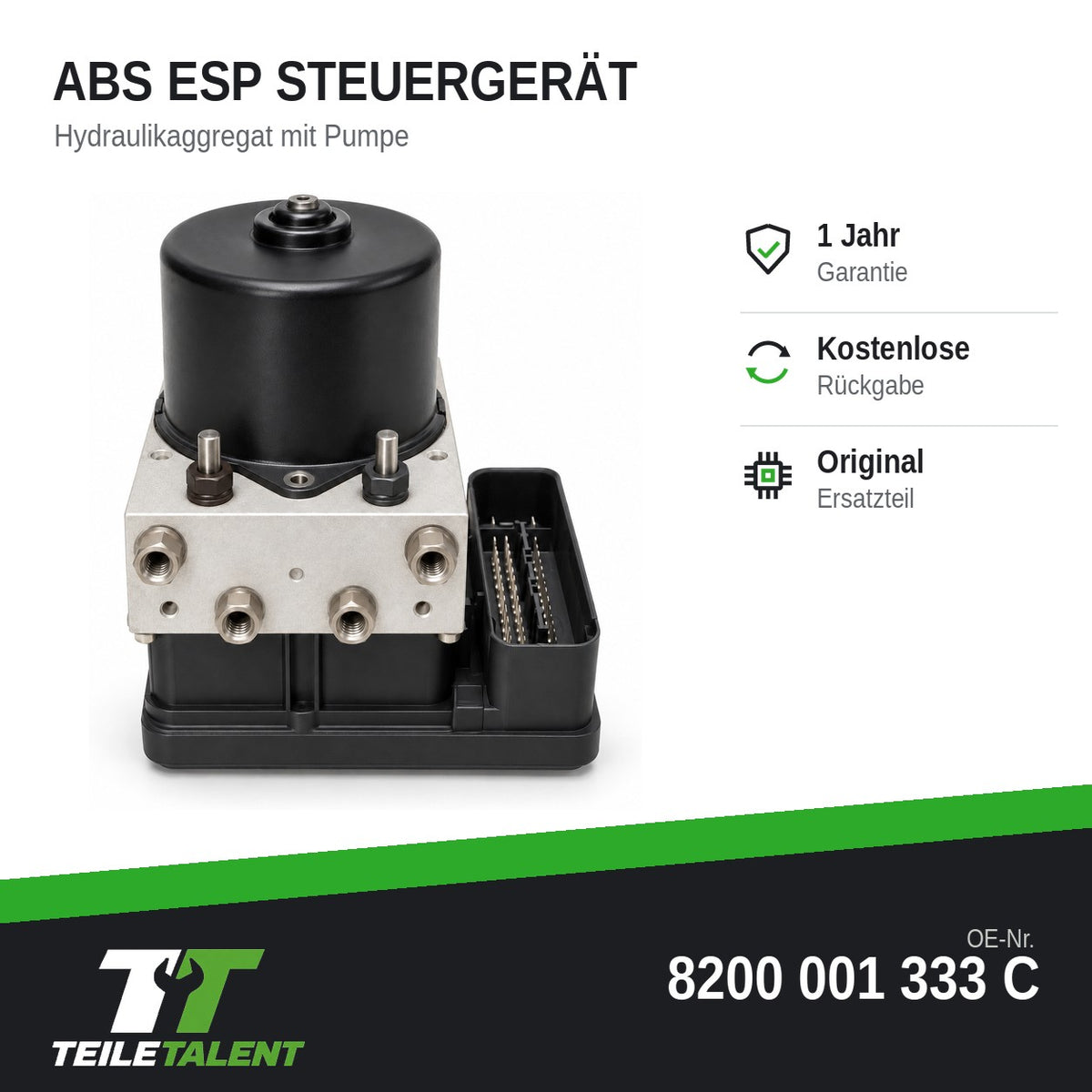 Renault Laguna II BG0 BG1 Grandtour ABS Hydraulikblock 8200001333C